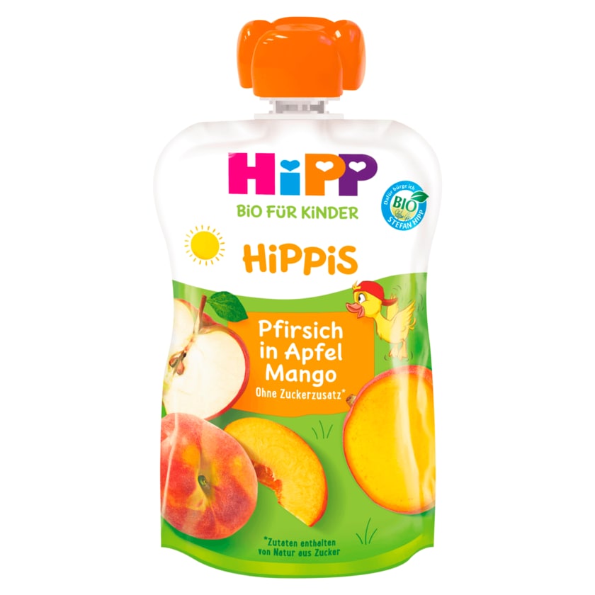Hipp Hippis Bio Pfirsich in Apfel-Mango 100g
